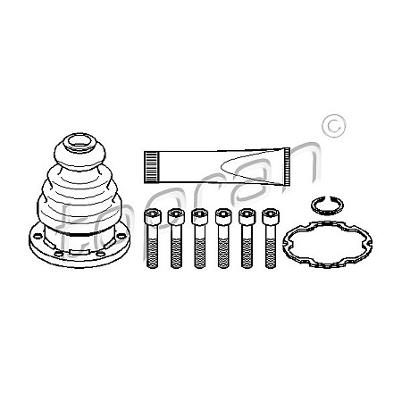 Ansamblu burduf articulatie planetara VW PASSAT 3B3 Producator TOPRAN 108 213
