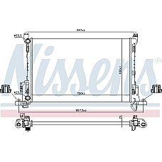 Radiator. racire motor Radiator motor Manual se potriveste. FIAT TALENTO OPEL VIVARO B RENAULT TRAFIC III 1.6D-2.0D OPEL VIVARO B (X82), Van, 06.2014 - Nissens 630803