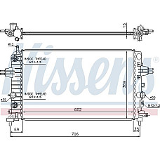Radiator. racire motor Radiator motor cu primele elemente potrivite se potriveste. OPEL ASTRA H ASTRA H CLASSIC ASTRA H GTC ASTR OPEL ASTRA H CLASSIC (A04), Sedan, 02.2007 - Nissens 630702