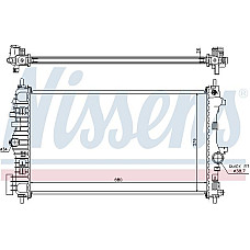 Radiator. racire motor Radiator motor se potriveste. OPEL INSIGNIA A INSIGNIA A COUNTRY SAAB 9-5 2.0D VAUXHALL INSIGNIA Mk I (A) Country Tourer (G09), Kombi, 07.2008 - 05.2017 Nissens 630716