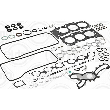 Set garnituri. chiulasa Complete engine gasket set up L LEXUS ES GS RX LOTUS 3 ELEVEN EVORA EXIGE TOYOTA AVALON CAMRY HARR TOYOTA ALPHARD / VELLFIRE III (_H3_), Dubita, 02.2015 - Elring 631.880