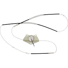 Set reparat. macara geam Window lifter repair kit front L cables electric SKODA SUPERB I SUPERB II VW PASSAT B5 PASSAT B5. VW PASSAT V (3B2), Sedan, 08.1996 - 12.2001 BLIC 6205-43-020807P