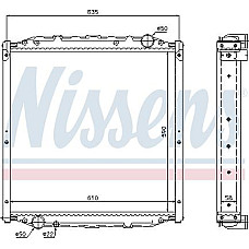 Radiator. racire motor Radiator motor cu rama se potriveste. MAN L2000 M 2000 L M 2000 M D0824FL01-D0836LFL06 06.93- MAN L2000 (L33/L2000), 06.1993 - Nissens 62877A