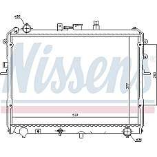 Radiator. racire motor Radiator motor se potriveste. MAZDA B-SERIE E 2.2D MAZDA E, Autobuz, 03.1991 - 07.2004 Nissens 62381