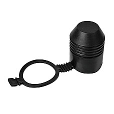 Ornament protectie carlig remorcare cu inel - Negru