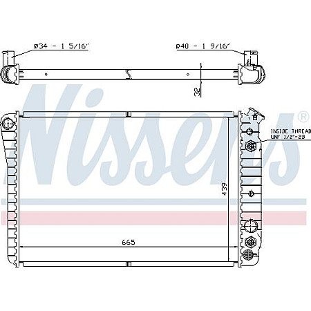 Radiator. racire motor Radiator motor se potriveste. CHEVROLET CAMARO PONTIAC FIREBIRD 2.5-5.0 CHEVROLET CAMARO II (FP_), Compartiment, 06.1981 - 12.1992 Nissens 67600