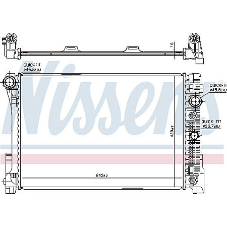 Radiator. racire motor Radiator motor Manual se potriveste. MERCEDES C C204 C T-MODEL S204 C W204 E A207 E C207 E T-MODEL S212 E MERCEDES-BENZ E-CLASS (A207), Sabrioleta, 01.2010 - 12.2016 Nissens 67161