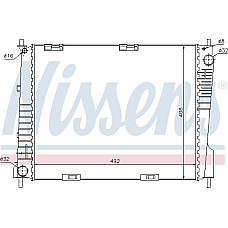 Radiator. racire motor Radiator motor Manual se potriveste. NISSAN MICRA III RENAULT CLIO III CLIO III-HATCHBACK MODUS 1.2-1.6 RENAULT MODUS / GRAND MODUS (F/JP0_), Hatchback, 09.2004 - Nissens 67283