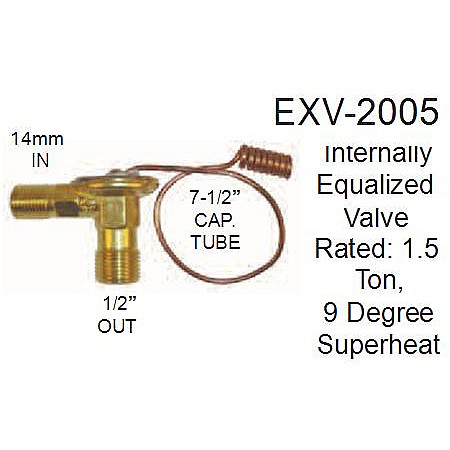 Supapa expansiune, clima Supapa de climatizare KUBOTA MITSUBISHI SUNAIR EXV-2005