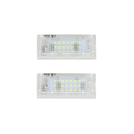 Elemente iluminare Licence plate lamp LED ligght colour: white set 12V with road approval BMW 3 E46 12.97-05.05 M-TECH CLP007