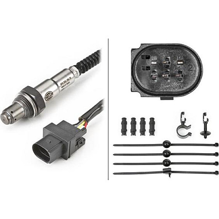 Sonda lambda numar fire 6 800mm AUDI A1 A3 A4 ALLROAD B8 A4 B5 A4 B6 A4 B7 A4 B8 A5 A6 ALLROAD C6 A6 VW POLO III (6N2), Hatchback, 10.1999 - 10.2001 HELLA 6PA 009 166-791