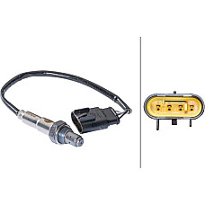 Sonda lambda numar fire 4 250mm VOLVO S60 I V40 ABARTH PUNTO PUNTO EVO ALFA ROMEO GIULIETTA GIULIETT FIAT GRANDE PUNTO (199_), Hatchback, 06.2005 - HELLA 6PA 358 103-031