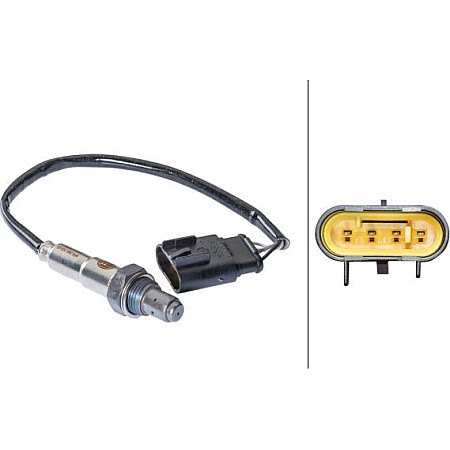 Sonda lambda numar fire 4 250mm VOLVO S60 I V40 ABARTH PUNTO PUNTO EVO ALFA ROMEO GIULIETTA GIULIETT FIAT GRANDE PUNTO (199_), Hatchback, 06.2005 - HELLA 6PA 358 103-031