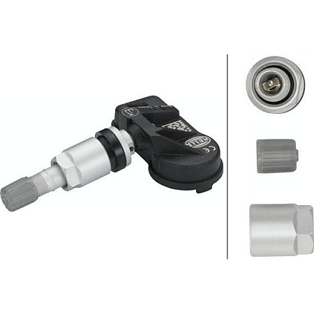 Senzor, sistem de control al presiunii pneuri JEEP COMPASS (MK49), Crossover, 08.2006 - HELLA 6PP 358 139-301