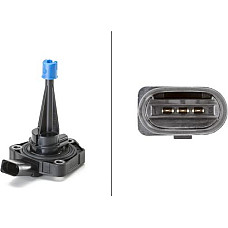 Senzor.nivel ulei motor Senzor de nivel de ulei de motor AUDI A1 A3 Q2 Q3 SEAT ALHAMBRA ATECA LEON LEON SC LEON S VW GOLF SPORTSVAN (AM1, AN1), Hatchback, 02.2014 - HELLA 6PR 013 680-071