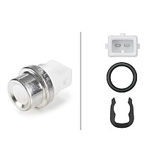 Senzor.temperatura lichid de racire Senzor temperatura lichid racire numar pini. 2 alb VOLVO S40 I V40 MITSUBISHI RENAULT CLIO II (BB_, CB_), Hatchback, 03.1998 - HELLA 6PT 009 107-601