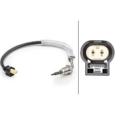 Senzor, temperatura gaze evacuare MERCEDES-BENZ SPRINTER 5-t (906), Cadru de sprijin, 06.2006 - HELLA 6PT 014 494-191