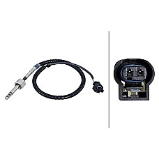 Senzor. temperatura gaze evacuare Exhaust gas temperature sensor before dpf MERCEDES C A205 C C205 C T-MODEL S205 C W205 G HELLA 6PT010 376-551