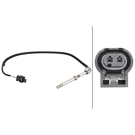 Senzor. temperatura gaze evacuare Senzor temperatura evacuare inainte de DPF MERCEDES C W204 C T-MODEL S204 E VF2 MERCEDES-BENZ S-CLASS (W221), Sedan, 09.2005 - 12.2013 HELLA 6PT 010 376-121