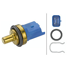 Senzor.temperatura lichid de racire Senzor temperatura lichid racire numar pini. 3 albastru CITROEN BERLINGO BERL PEUGEOT 306 (7A, 7C, N3, N5), Hatchback, 01.1993 - 10.2003 HELLA 6PT 013 113-151