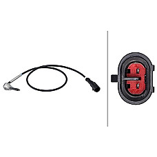 Senzor. temperatura gaze evacuare Exhaust gas temperature sensor IVECO DAILY III DAILY IV DAILY V DAILY VI 2.3D-Electric 0 HELLA 6PT358 181-791
