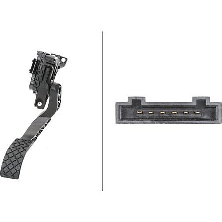 Senzor, pedala acceleratie VW PASSAT V (3B5), Turism, 05.1997 - 12.2001 HELLA 6PV 008 376-711