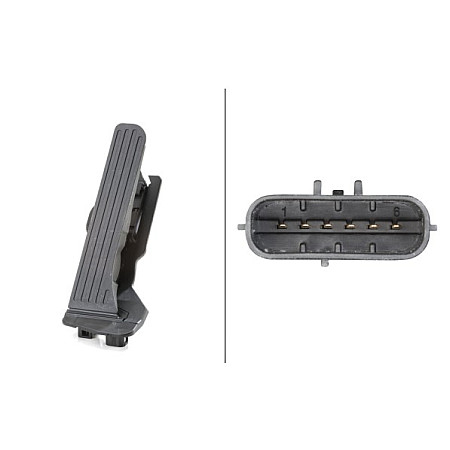 Senzor. pedala acceleratie Senzor de pozitie accelerator AUDI A3 TT SEAT LEON LEON SC SKODA OCTAVIA I OCTAVIA II VW SCIROCCO III (137, 138), Compartiment, 05.2008 - 11.2017 HELLA 6PV 011 040-701