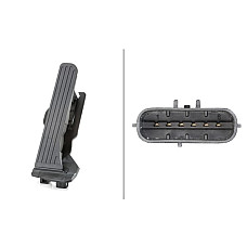 Senzor. pedala acceleratie Senzor de pozitie accelerator AUDI A3 TT SEAT LEON LEON SC LEON ST SKODA OCTAVIA II OC VW BEETLE (5C7, 5C8), Sabrioleta, 12.2011 - 07.2019 HELLA 6PV 011 040-711
