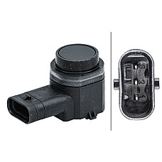 Sensor de parcare Parking distance sensor front-rear iS it suitable for painting. yes FORD C-MAX FIESTA VI FOCUS III GALA FORD C-MAX II (DXA/CB7, DXA/CEU), Dubita, 04.2010 - HELLA 6PX 358 141-471