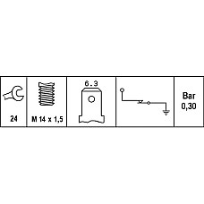 Senzor.presiune ulei Senzor presiune ulei 035-055bar 1 pin negru OPEL ASCONA B ASCONA C COMMODORE B COMMODORE C C OPEL COMMODORE B, Sedan, 01.1972 - 07.1978 HELLA 6ZL 003 259-171