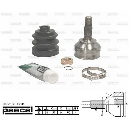 cap planetara PEUGEOT 207 SW (WK_) PASCAL G1C022PC