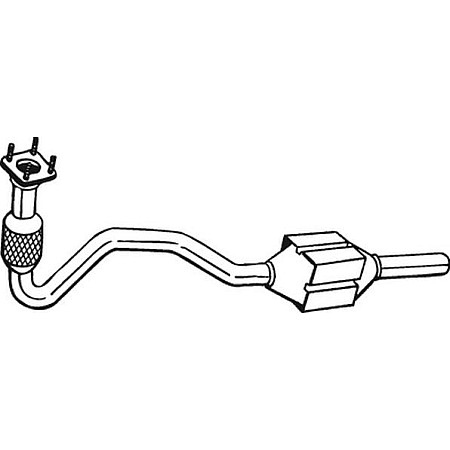 Catalizator FORD TRANSIT 2.0D 08.00-05.06 FORD TRANSIT (FD_, FB_, FS_, FZ_, FC_), Autobuz, 01.2000 - 05.2006 Bosal 099-947