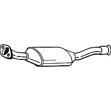 Catalizator CITROEN BERLINGO BERLINGO-MINIVAN XSARA XSARA-HATCHBACK PEUGEOT 306 306-HA PEUGEOT 306 (7*KFW), Hatchback Van, 04.1993 - 08.2001 Bosal 099-521