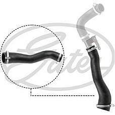 Furtun ear supraalimentare intercooler diametru 375-545mm lungime 325mm negru FORD FIESTA V FUSION 1.6D 11 FORD FIESTA V (JH_, JD_), Hatchback, 11.2001 - 12.2014 Gates 09-0656