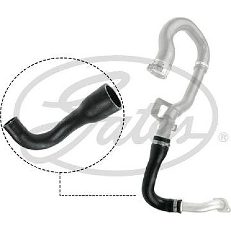 Furtun ear supraalimentare intercooler diametru 255-385mm lungime 270mm negru OPEL CORSA D 1.3D 07.06-08.1 OPEL CORSA D (S07), Hatchback, 07.2006 - 08.2014 Gates 09-0681