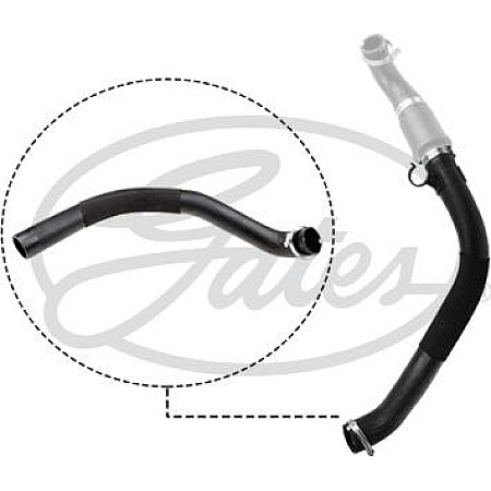 Furtun ear supraalimentare intercooler diametru 47-55mm lungime 730mm negru FORD TRANSIT TRANSIT CUSTOM V3 FORD TRANSIT V363 (FAD, FBD), Autobuz, 08.2013 - Gates 09-0623