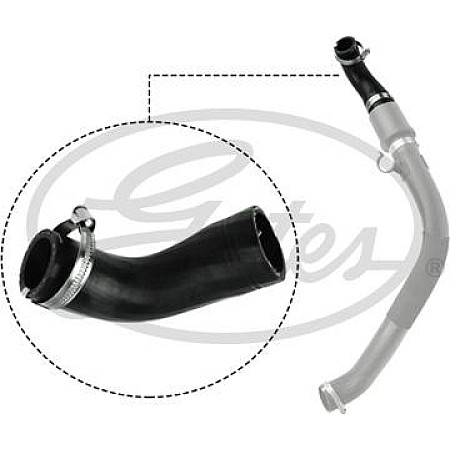 Furtun ear supraalimentare intercooler diametru 38-46mm lungime 200mm negru FORD TRANSIT TRANSIT CUSTOM V3 FORD TRANSIT CUSTOM V362 (F3), Autobuz, 04.2012 - Gates 09-0622