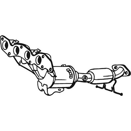 Catalizator VOLVO C30 S40 II V50 FORD C-MAX FOCUS C-MAX FOCUS II S-MAX 1.8-2.0LPG 10.0 FORD FOCUS II, Estate Van, 07.2004 - 07.2011 Bosal 090-563