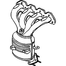 Catalizator EURO 5 CHEVROLET AVEO CRUZE ORLANDO TRAX OPEL ASTRA H ASTRA J ASTRA J GTC OPEL ZAFIRA / ZAFIRA FAMILY B (A05), Dubita, 07.2005 - 05.2019 Bosal 090-184