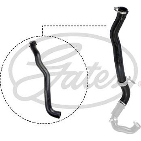 Furtun ear supraalimentare intercooler diametru 44-50mm lungime 755mm negru DACIA LOGAN LOGAN EXPRESS LOGA DACIA LOGAN MCV (KS_), Turism, 02.2007 - Gates 09-0809