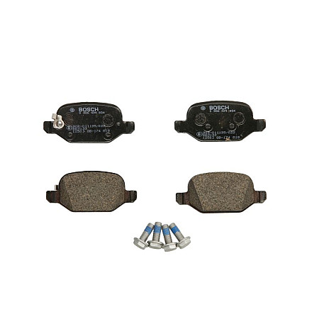 Set placute frana.frana disc Set placute frana Spate se potriveste. FIAT 500L 0.9-1.6D 09.12- FIAT 500L II (351_, 352_), Hatchback, 09.2012 - BOSCH 0 986 494 934