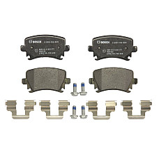 Set placute frana.frana disc Set placute frana Spate se potriveste. AUDI A3 A4 B7 A6 ALLROAD C6 A6 C6 TT SEAT ALTEA ALTEA XL EX VW PASSAT ALLTRACK VII (365), Turism, 01.2012 - 12.2014 BOSCH 0 986 494 595