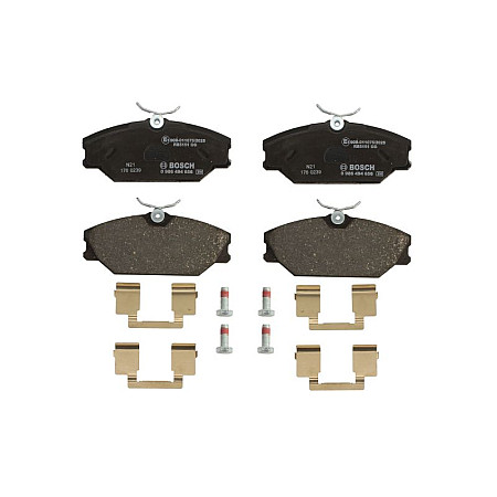 Set placute frana.frana disc Set placute frana Fata se potriveste. RENAULT CLIO II LAGUNA I MEGANE I MEGANE I CLASSIC MEGANE I RENAULT SCENIC II (JM0/1_), Dubita, 06.2003 - 07.2010 BOSCH 0 986 494 656