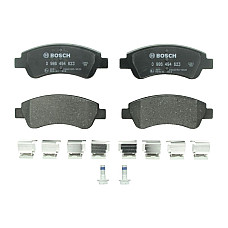 Set placute frana.frana disc Set placute frana Fata cu suplimente cu un tampon de amortizare se potriveste. DS DS 3 CITROEN BERL PEUGEOT 207 (W*****), Sedan, 12.2007 - 12.2014 BOSCH 0 986 494 623