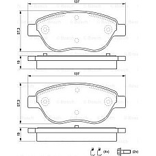 Set placute frana FIAT STILO (192_), Hatchback, 10.2001 - 11.2010 BOSCH 0 986 494 074