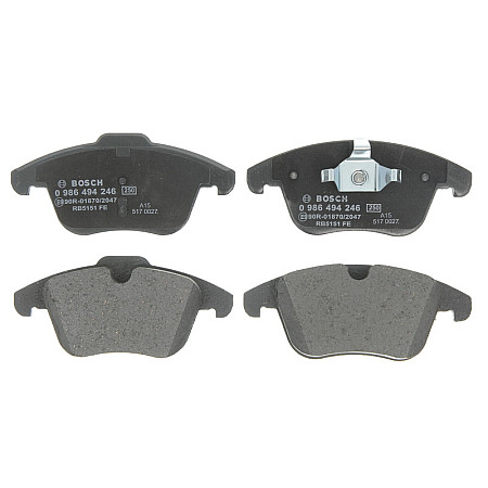 Set placute frana.frana disc Set placute frana Fata se potriveste. VOLVO S60 II S80 II V60 I V70 III XC70 II FORD GALAXY II GAL LAND ROVER DISCOVERY SPORT (L550), Crossover, 09.2014 - BOSCH 0 986 494 246