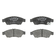 Set placute frana.frana disc Set placute frana Fata se potriveste. SUZUKI LIANA 1.3-2.3 07.01- SUZUKI LIANA (ER, RH_), Sedan, 10.2001 - BOSCH 0 986 494 238