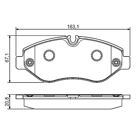 Set placute frana.frana disc Set placute frana Fata se potriveste. MERCEDES EQV W447 EVITO TOURER W447 EVITO W447 MARCO POLO CA VW CRAFTER 30-50 (2E_), Van, 04.2006 - 12.2016 BOSCH 0 986 495 098