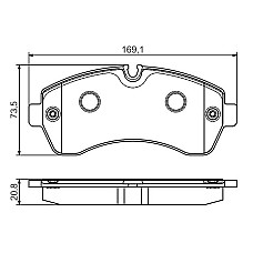 Set placute frana.frana disc Set placute frana Fata se potriveste. MERCEDES ESPRINTER B910 SPRINTER 35-T B906 SPRINTER 35-T B90 MERCEDES-BENZ SPRINTER 4,6-t (906), Cadru de sprijin, 06.2006 - BOSCH 0 986 495 107