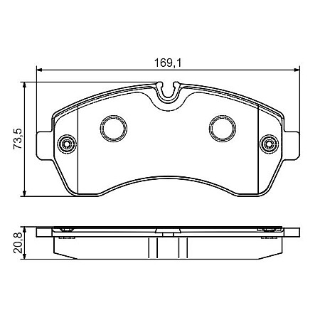 Set placute frana.frana disc Set placute frana Fata se potriveste. MERCEDES ESPRINTER B910 SPRINTER 35-T B906 SPRINTER 35-T B90 MERCEDES-BENZ SPRINTER 4,6-t (906), Cadru de sprijin, 06.2006 - BOSCH 0 986 495 107